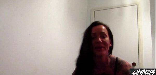  Nasty whore stepmom chantelle fox jerks you off and deepthroats your cock